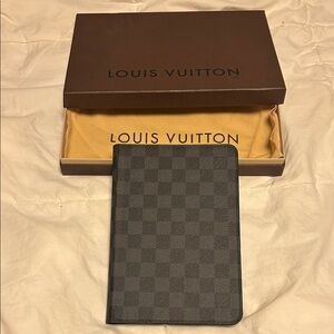 iPad 2 mini Louis Vuitton Graphite Checkered Tablet Sleeve